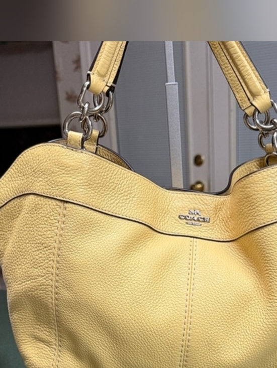 Coach Handbags - Coach Lexy Shoulder Bag - Butter Yellow